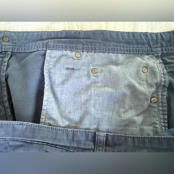 AG Adriano Goldschmied Everett Slim Straight Jeans 38x32 Navy Blue — Made in US - Picture 12 of 12